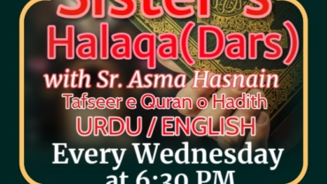 Sister’s DARS Halaqah