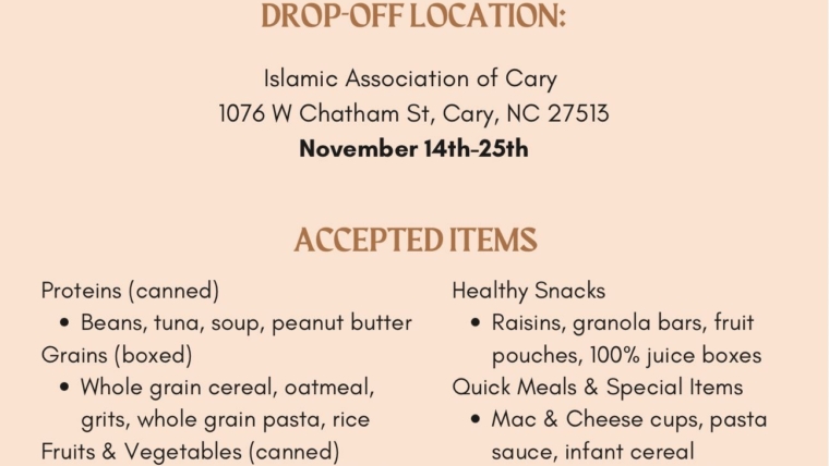 Food Drive (ICC Youth)