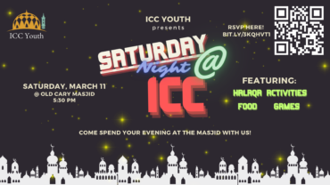 ICC Youth Saturday Night Program – March 11th