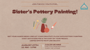 ICC Youth Sister’s Pottery Painting